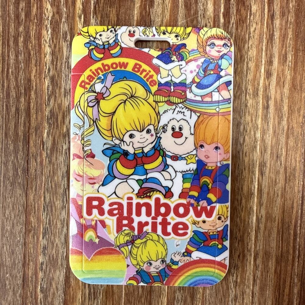 Rainbow Brite Badge ID Holder